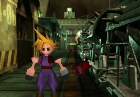 A screenshot from the opening to Final Fantasy VII